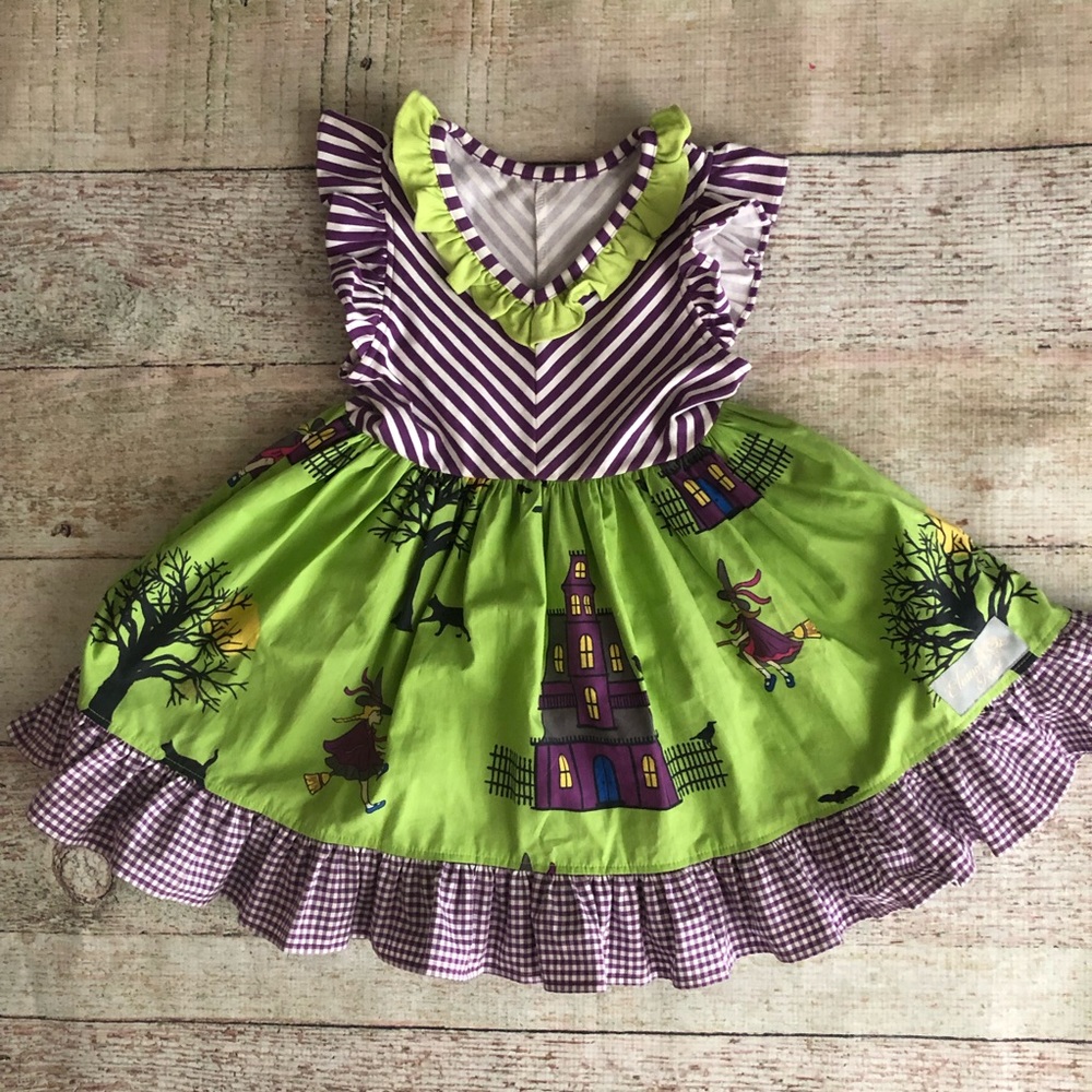 Eleanor Rose Halloween Dress 3/4 🦹🏻‍♀️ w/pockets